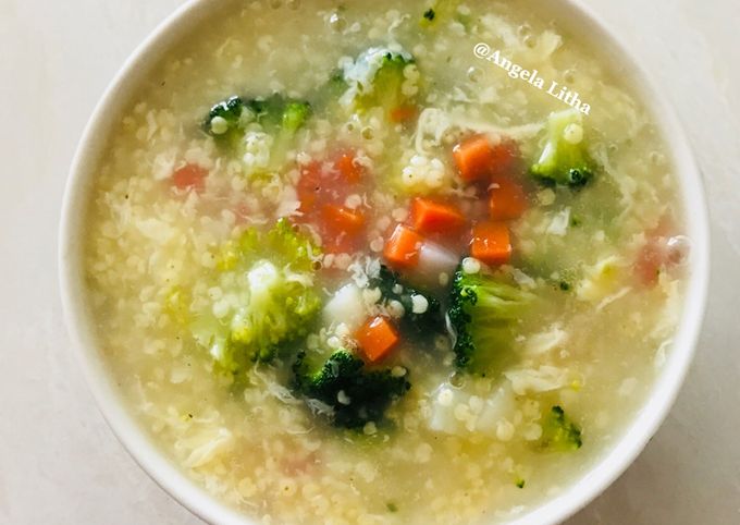 Bubur Quinoa Sayur untuk Sarapan