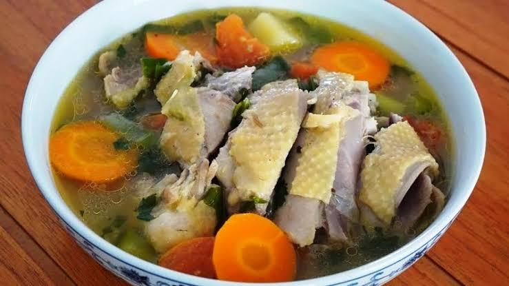 Sup Ayam Jahe Hangatkan Tubuh