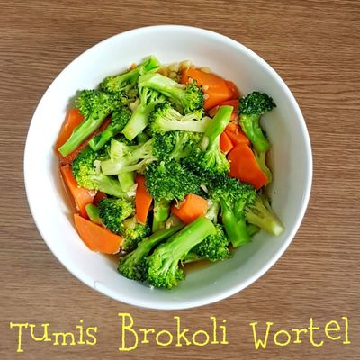 Tumis Brokoli Wortel Tanpa MSG